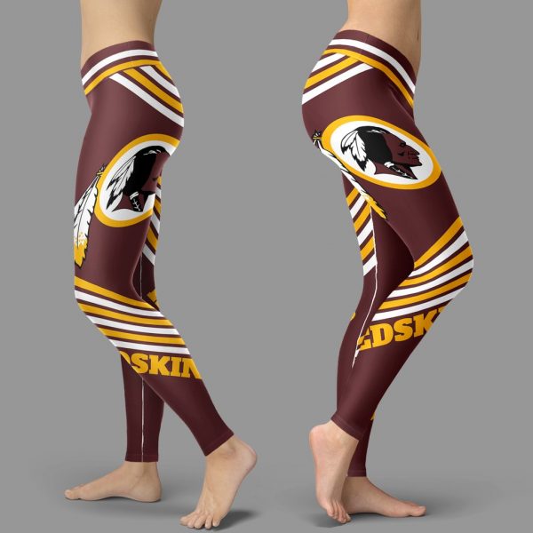 Straight Cute Beautiful Attractive Washington Redskins Leggings