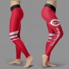 Through Great Logo Spread Body Striped Circle Cincinnati Reds Leggings