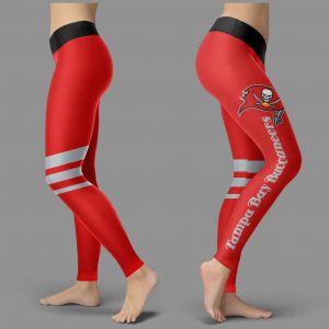 Through Great Logo Spread Body Striped Circle Tampa Bay Buccaneers Leggings