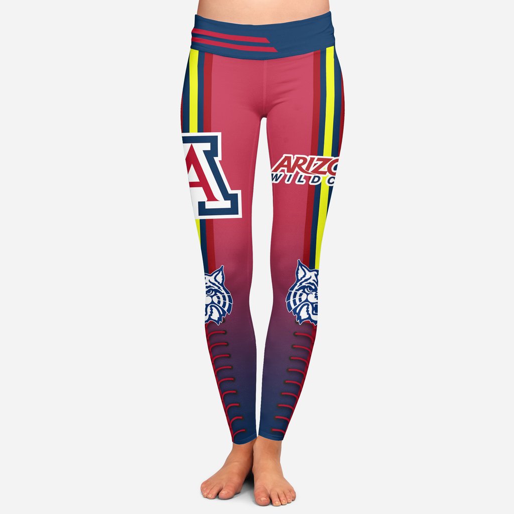 Twins-Logo-Arizona-Wildcats-Leggings-For-Fans-1