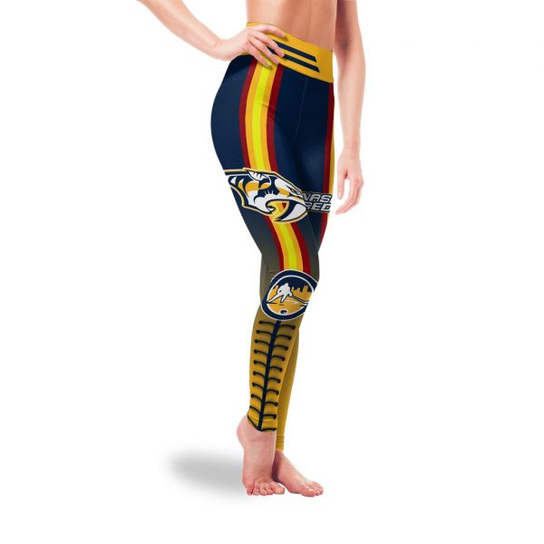 Twins Logo Nashville Predators Leggings For Fans