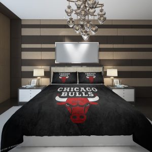 cool nba chicago bulls NBA Basketball ize Duvet Cover and Pillowcase Set Bedding Set