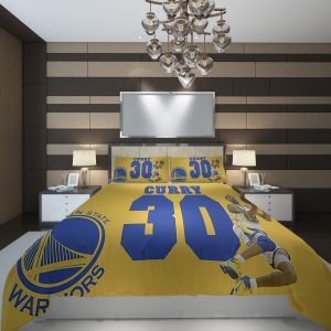 curry NBA Basketball ize Duvet Cover and Pillowcase Set Bedding Set